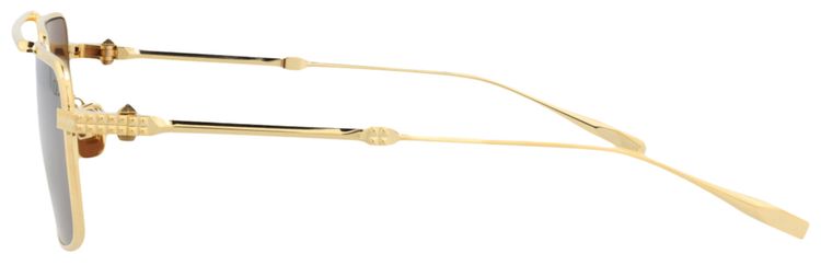 Valentino Aviator Sunglasses GoldBrown