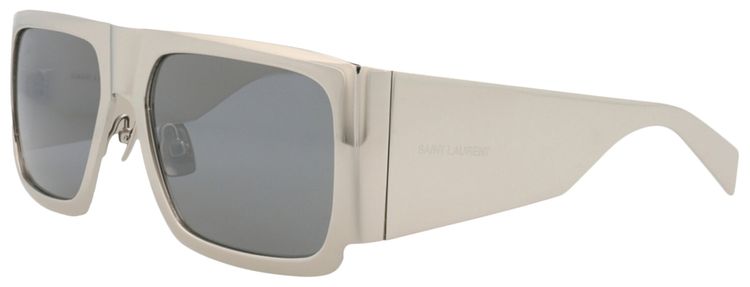 Saint Laurent Square Sunglasses Silver