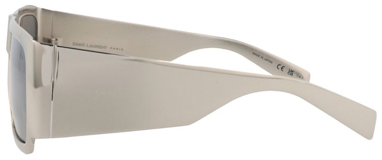 Saint Laurent Square Sunglasses Silver