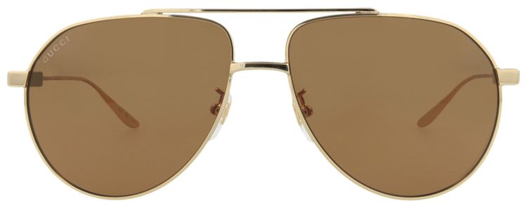 Gucci Aviator Sunglasses GoldBrown