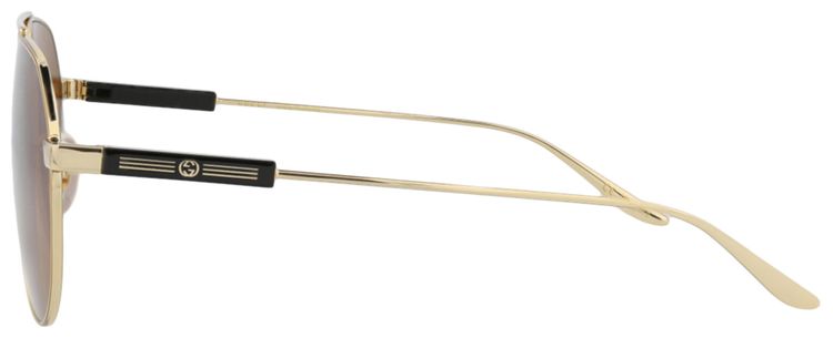 Gucci Aviator Sunglasses GoldBrown