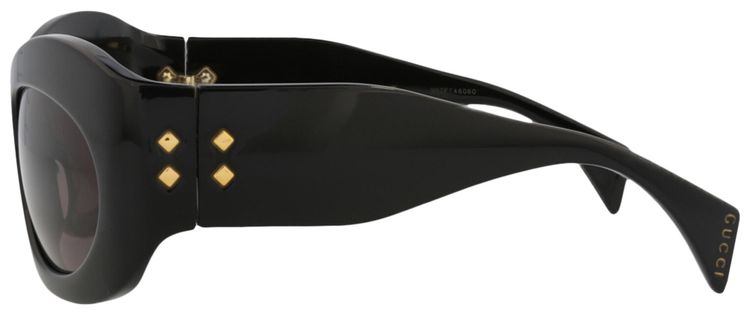 Gucci Shield Sunglasses BlackGrey