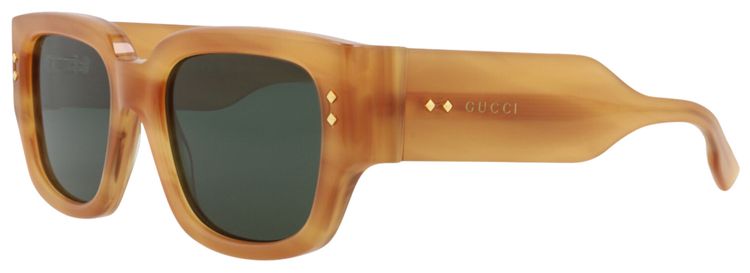 Gucci Square Sunglasses HavanaGreen