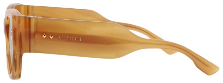 Gucci Square Sunglasses HavanaGreen