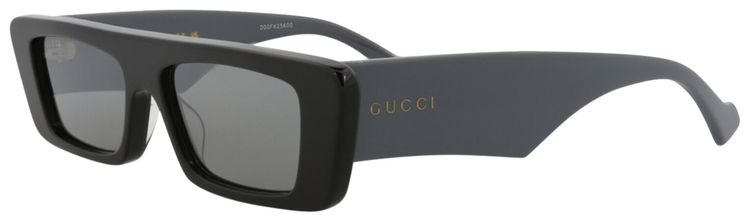 Gucci Square Sunglasses BlackGreySilver