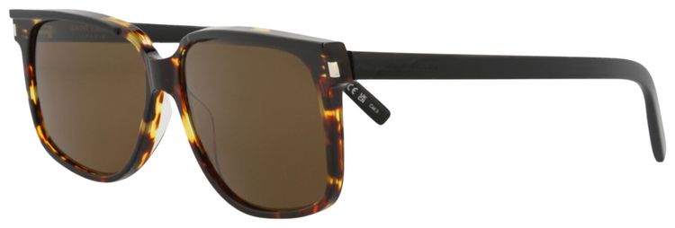 Saint Laurent Square Sunglasses BlackBrown