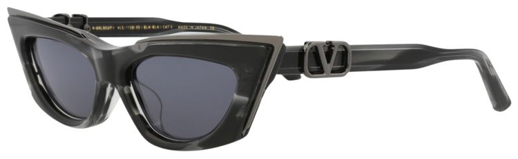 Valentino Cat Eye Sunglasses BlackHavanaGrey
