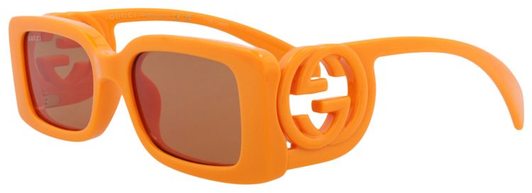 Gucci Square Injection Sunglasses OrangeBrown