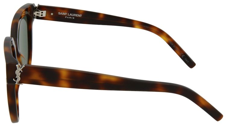 Saint Laurent Cat Eye Sunglasses HavanaGreen