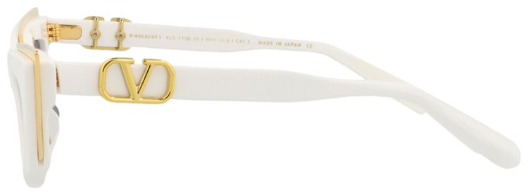 Valentino Cat Eye Sunglasses WhiteGrey