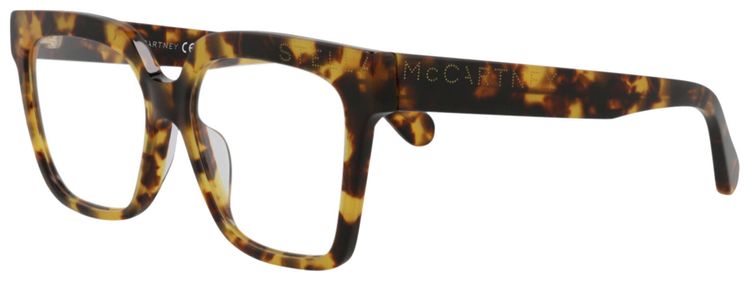 Stella McCartney Square Optical Glasses HavanaTransparent