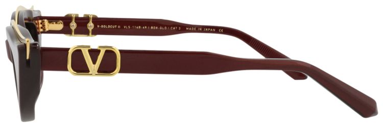 Valentino Cat Eye Sunglasses BordeauxBrown