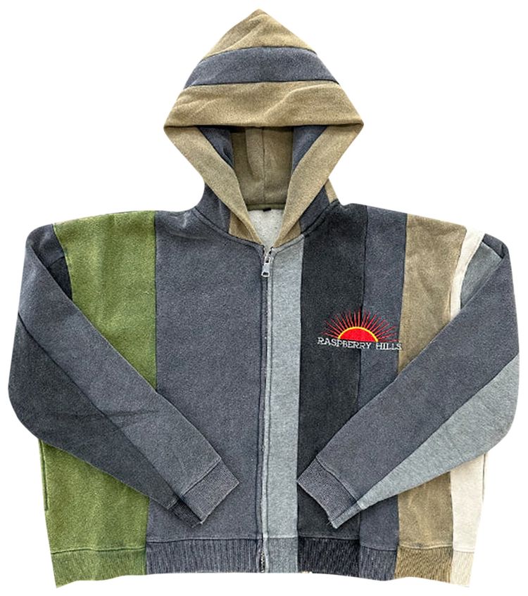 GV Gallery Raspberry Hills Gold Vintage Bosai Zip Up Hoodie Multicolor