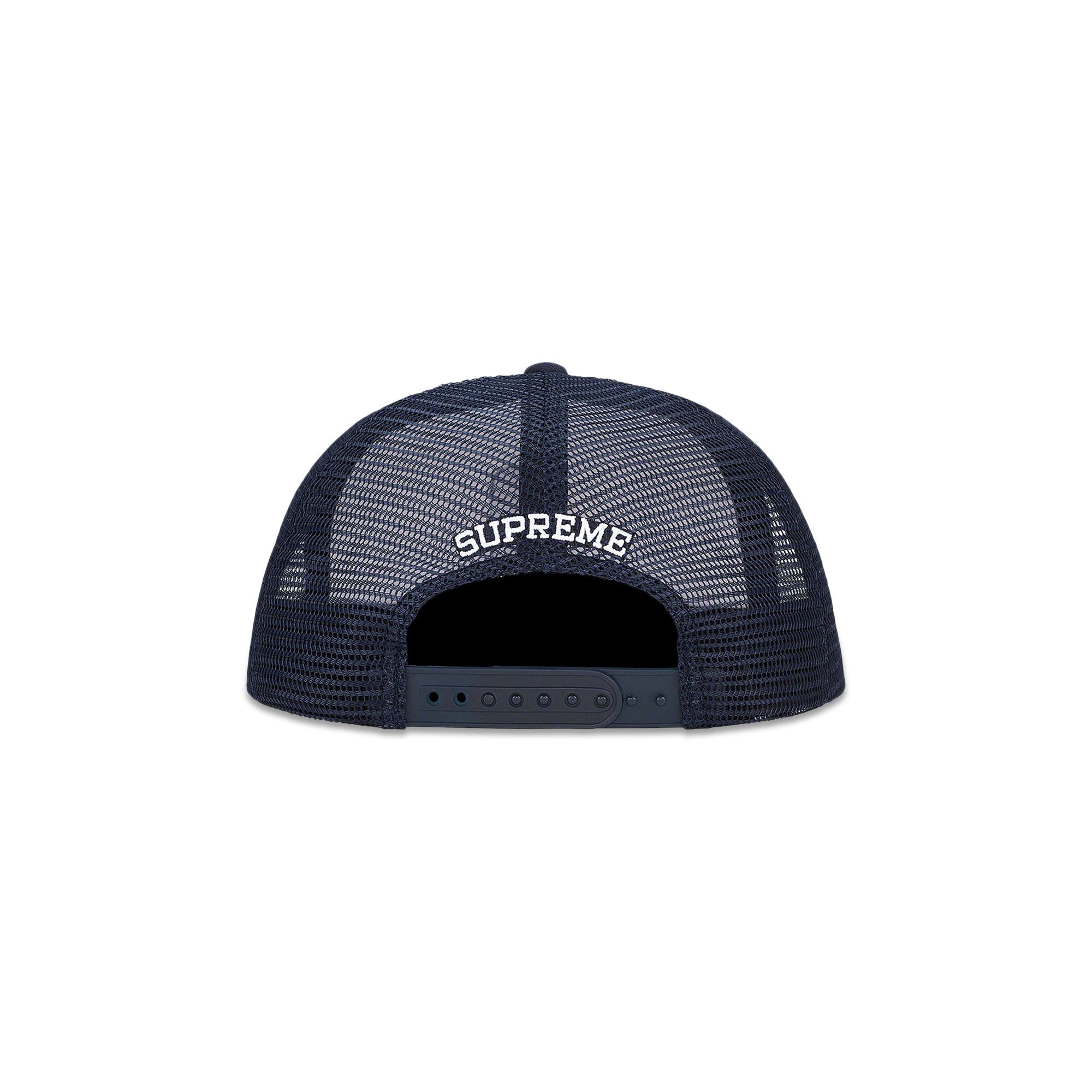 Supreme - Pin Up Mesh Back 5-Pane／NAVY Supreme Pin Up Mesh Back 5-Panel Navy - FW22 - US