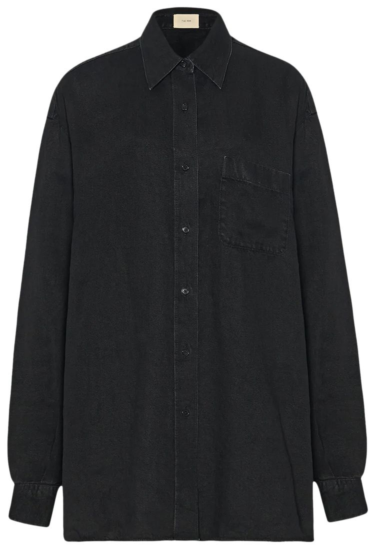 The Row Nesson Shirt Black