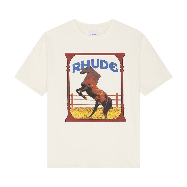 Rhude Cadre Tee Vintage White