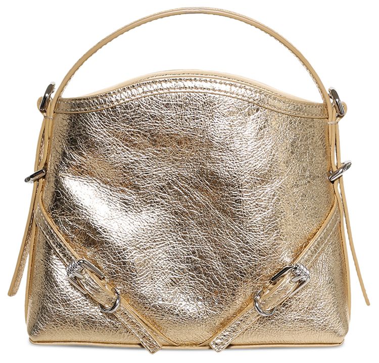 Givenchy Nano Voyou Shoulder Bag Gold Sand