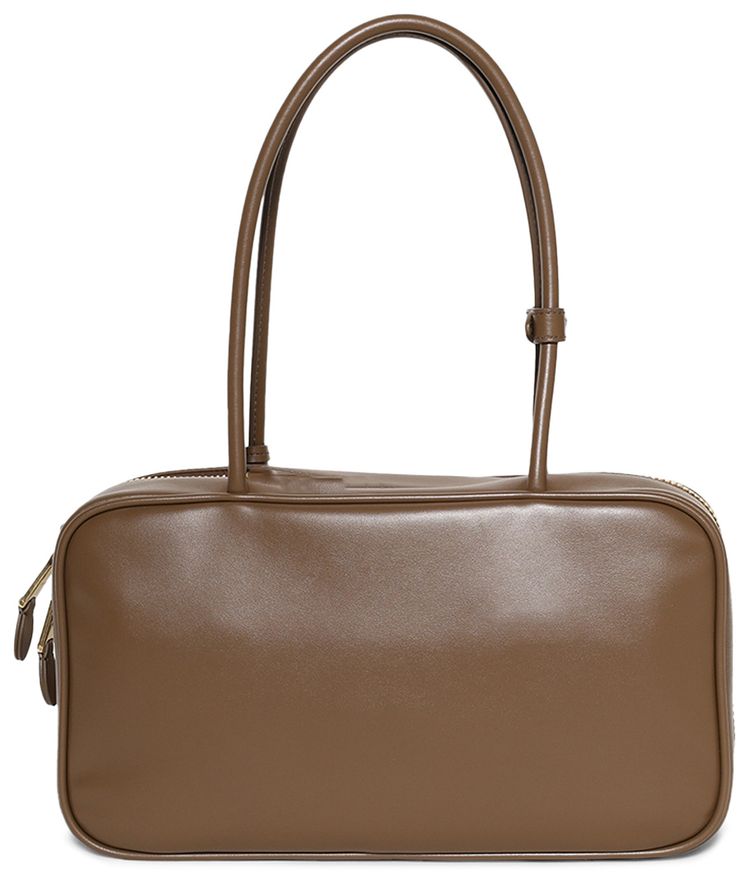 Miu Miu Beau Leather Top Handle Bag Tundra