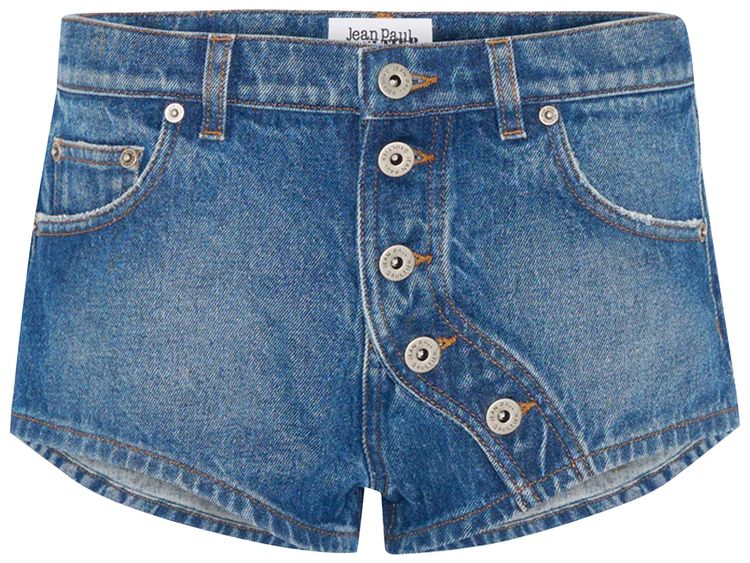 Jean Paul Gaultier Denim Shorts Vintage Blue