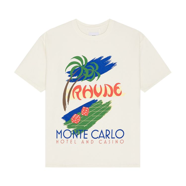 Rhude Roulette Tee Vintage White