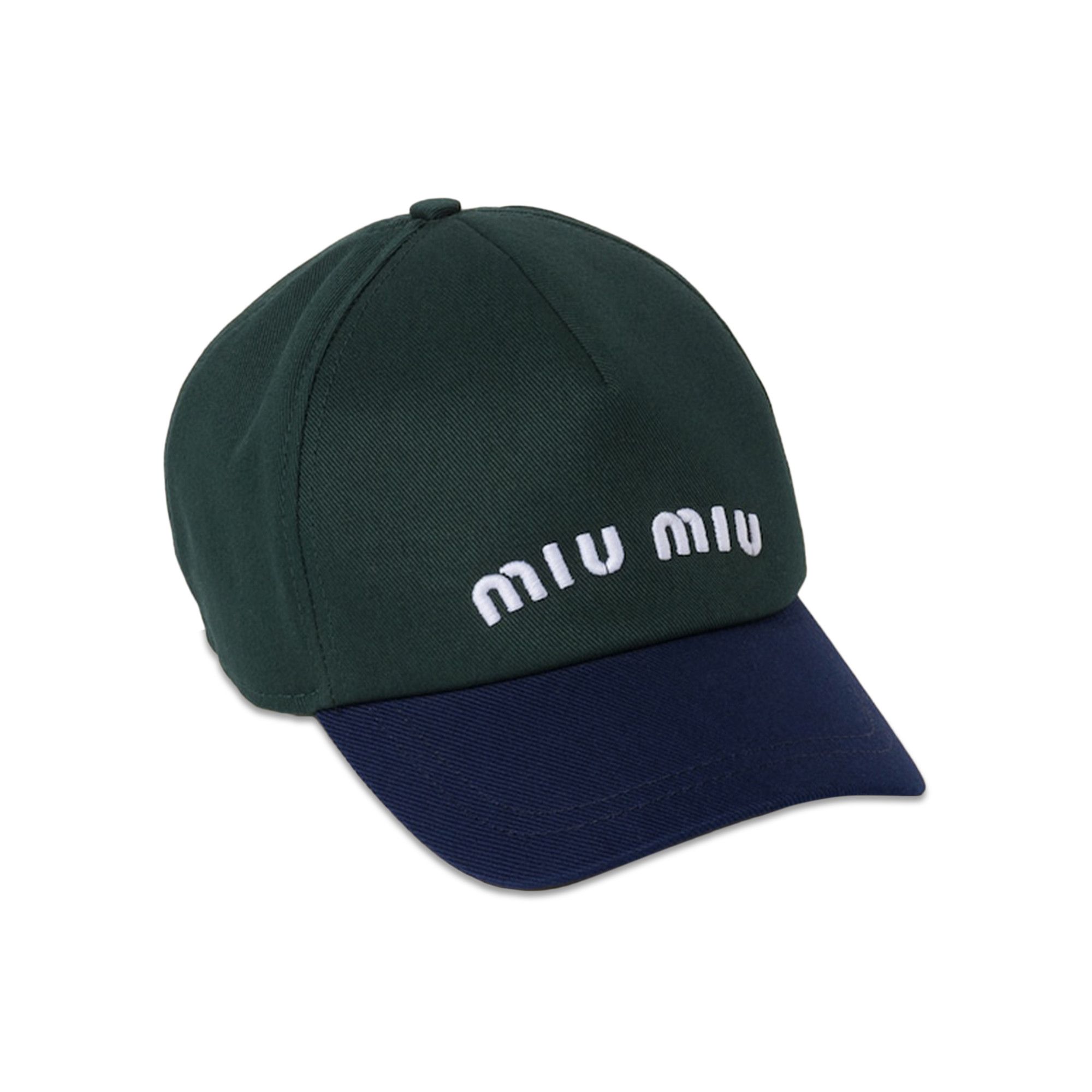 Miu Miu｜ (5HC179 ACQ1 F03RG) Orchid Pink/military Drill Baseball Cap | Miu Miu