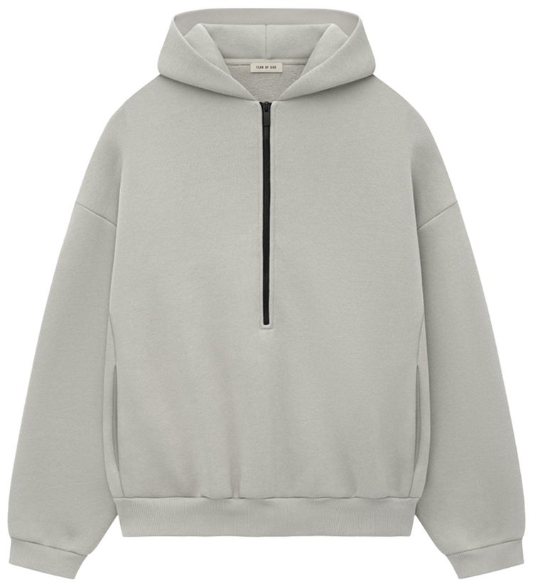 Fear of God Eternal Half Zip Hoodie Dove Grey