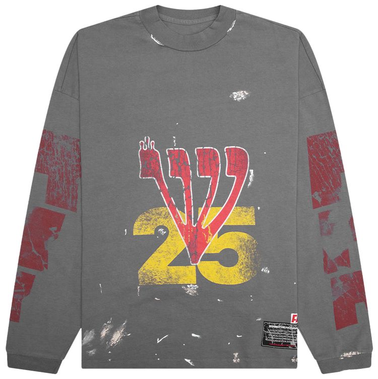 RIVINGTON roi Rebis Love Stuff Long Sleeve Tee Grey