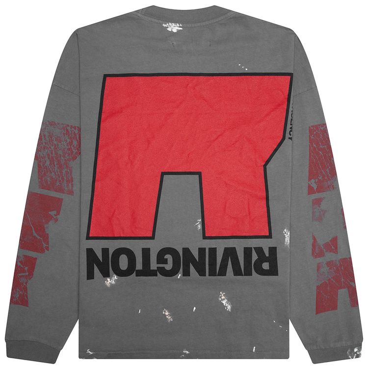 RIVINGTON roi Rebis Love Stuff Long Sleeve Tee Grey