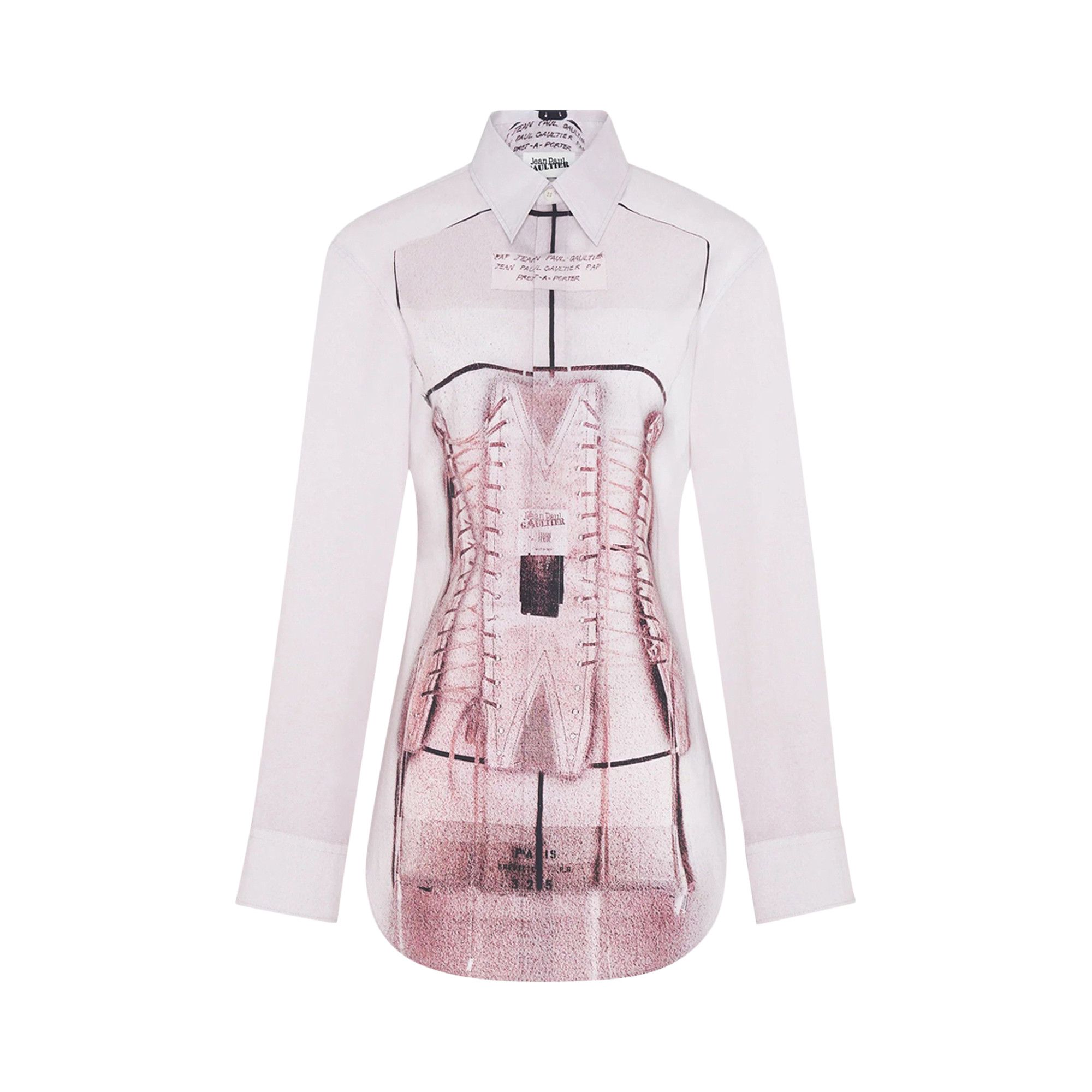 Tシャツ・カットソー JeanPaul GAULTIER TROMPE L'OEIL CORSET SHIRT Buy Jean Paul Gaultier Trompe-L'Oeil Corset Shirt 'Dusty