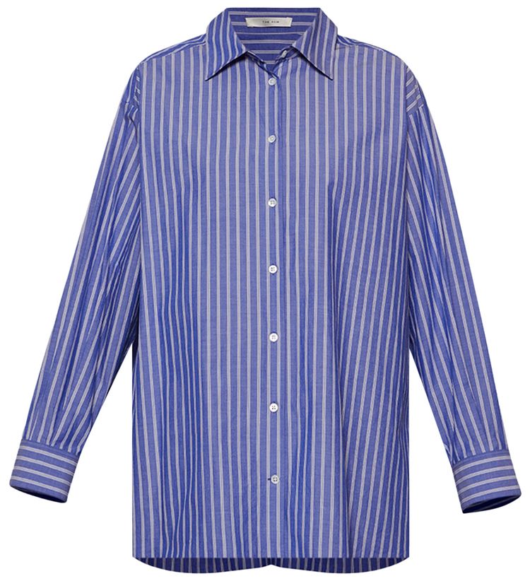 The Row Luka Shirt Purple BlueWhite