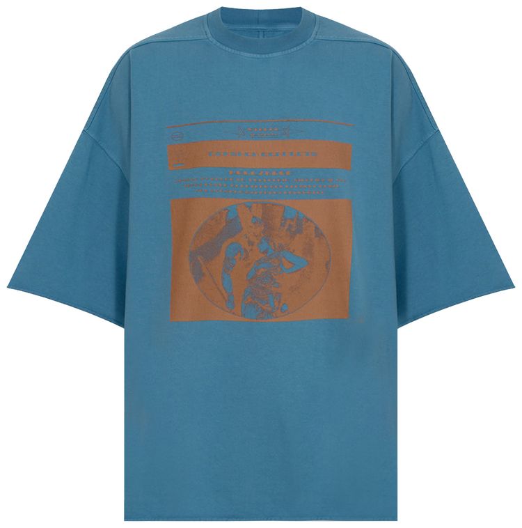 Rick Owens DRKSHDW Tommy T Shirt ToothpasteOrange