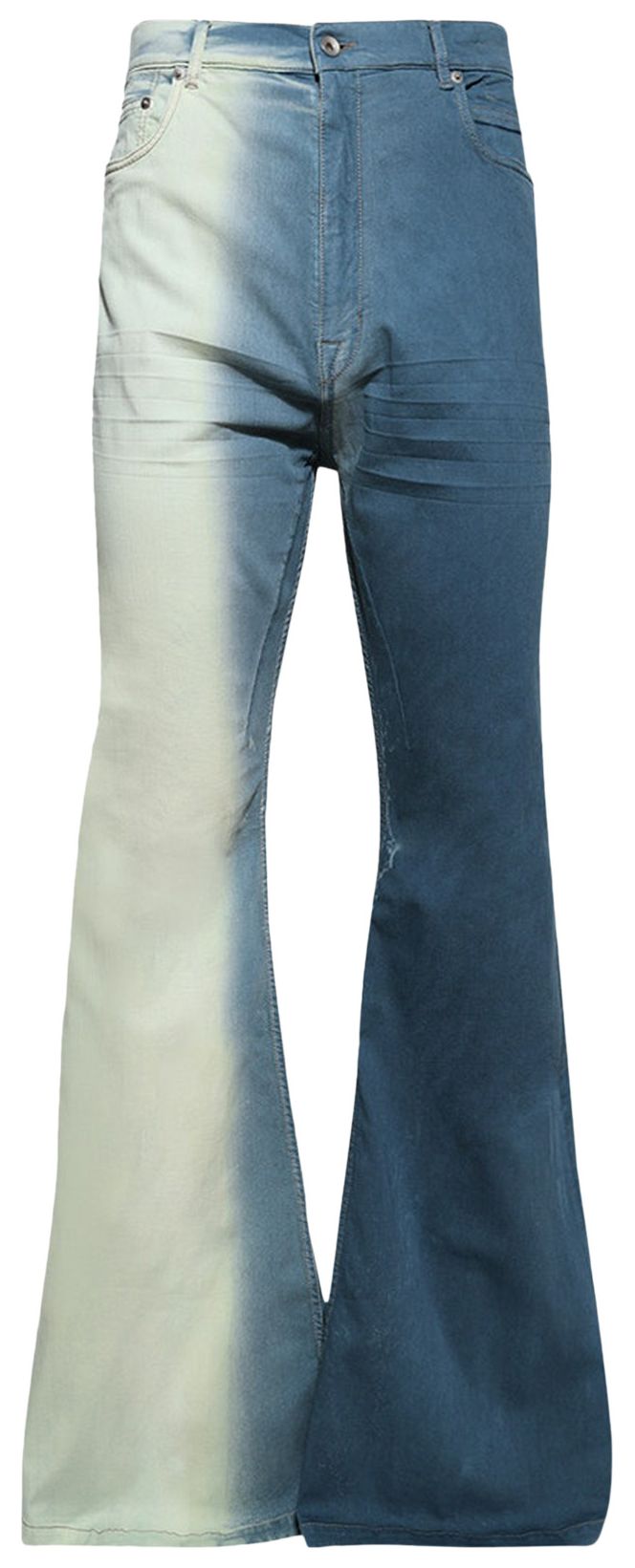 Rick Owens DRKSHDW Bolan Bootcut Denim Pants Toothpaste Degrade