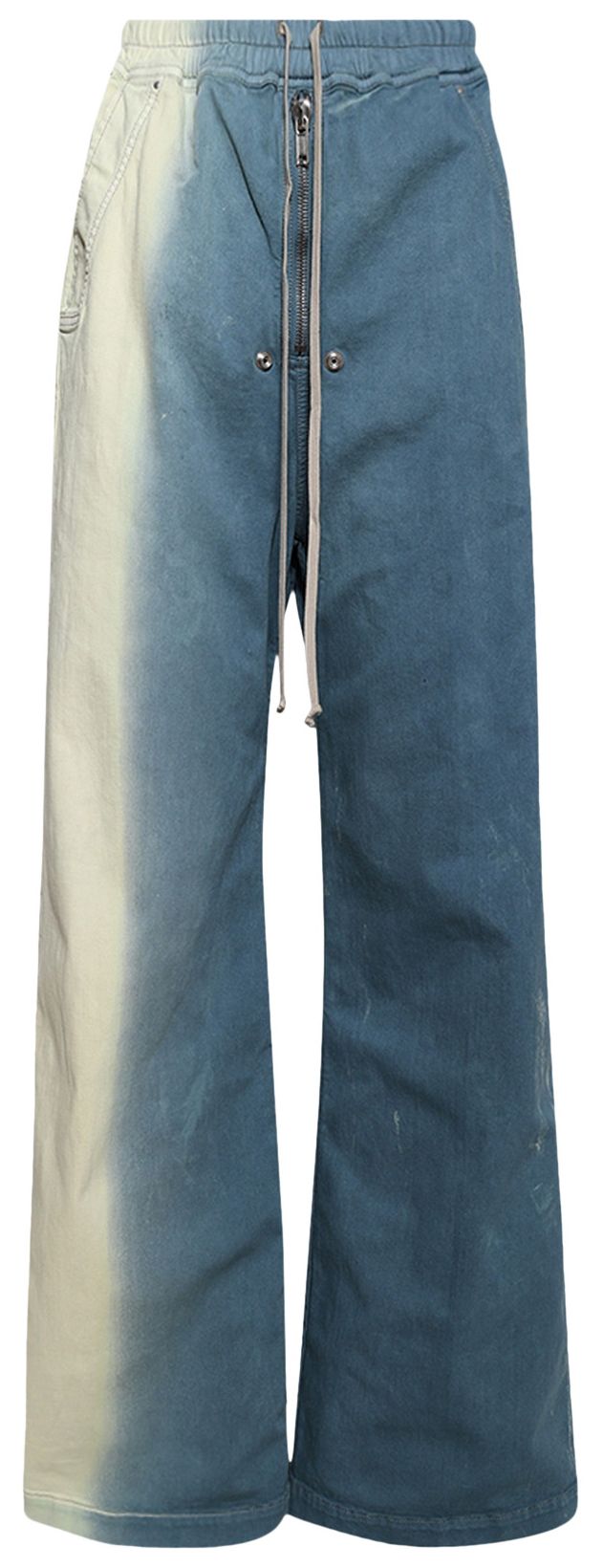 Rick Owens DRKSHDW Geth Belas Denim Pants Toothpaste Degrade