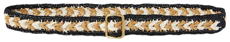 The Row Ana Belt BlackIvoryNatural Ang