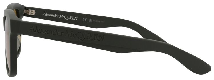 Alexander McQueen Square Sunglasses GreenYellow