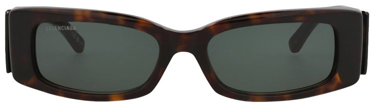 Balenciaga Square Sunglasses HavanaGreen
