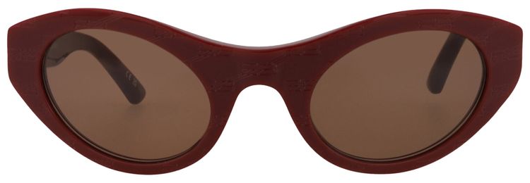 Balenciaga Cat Eye Sunglasses BurgundyBrown