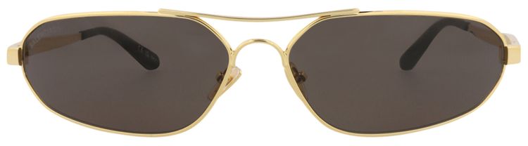 Balenciaga Shield Sunglasses GoldGrey