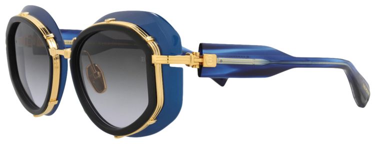 Balmain Round Sunglasses BlueGrey