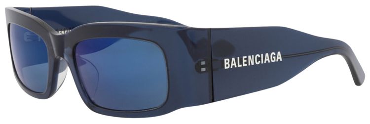 Balenciaga Square Sunglasses Blue