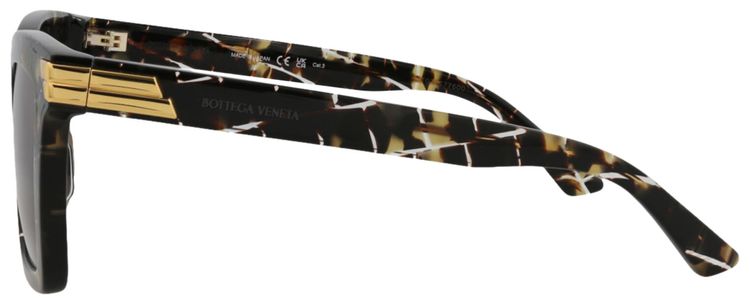 Bottega Veneta Square Sunglasses HavanaBrown