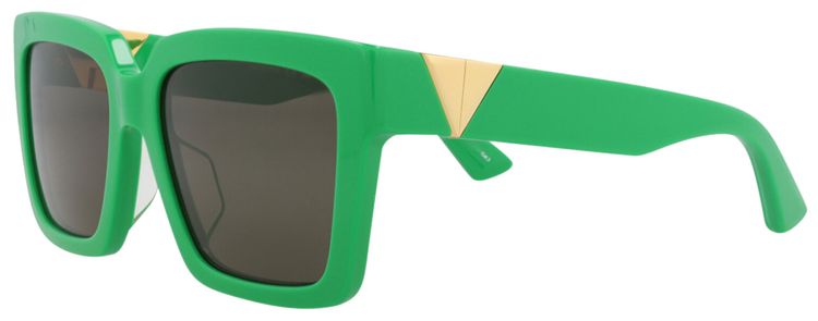 Bottega Veneta Square Sunglasses Green