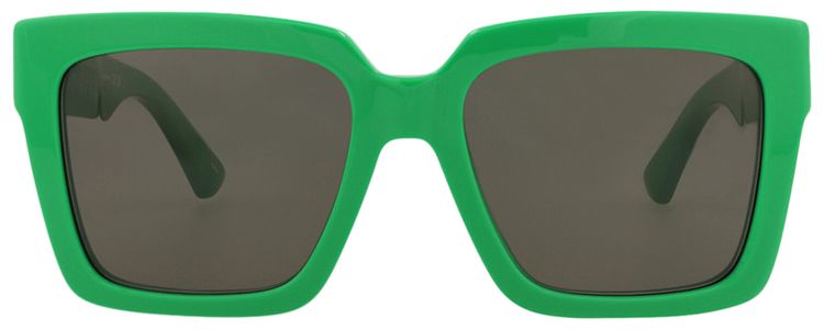 Bottega Veneta Square Sunglasses Green