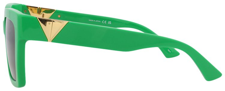 Bottega Veneta Square Sunglasses Green