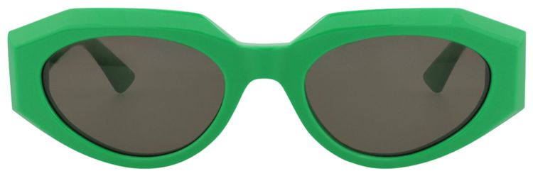Bottega Veneta Round Sunglasses Green