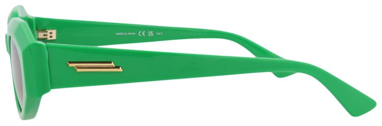 Bottega Veneta Round Sunglasses Green