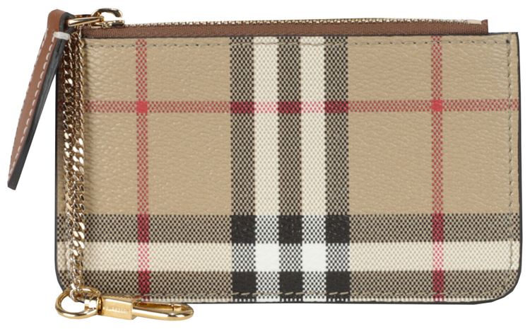 Burberry Kelbrook Check Coin Case Archive Beige