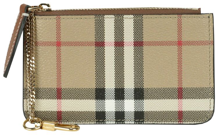 Burberry Kelbrook Check Coin Case Archive Beige