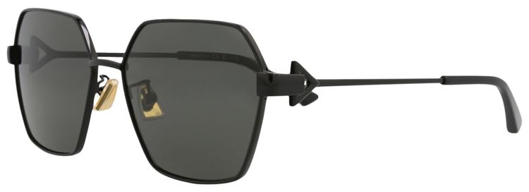 Bottega Veneta Square Sunglasses BlackGrey