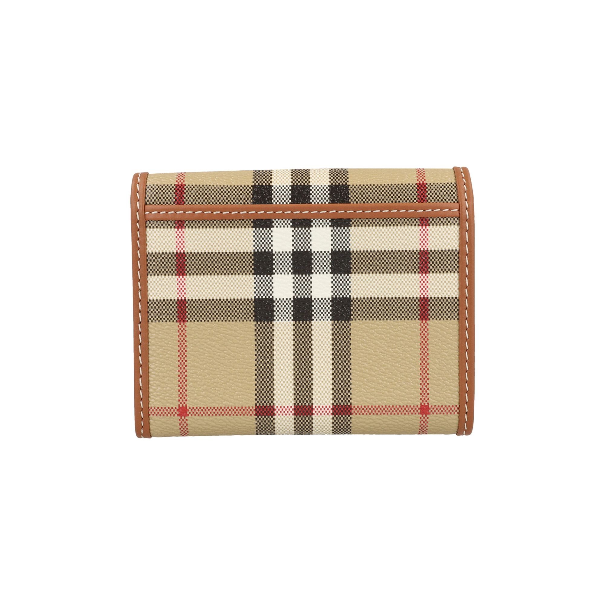 Buy Burberry Lancaster Check Trifold Wallet 'Archive Beige